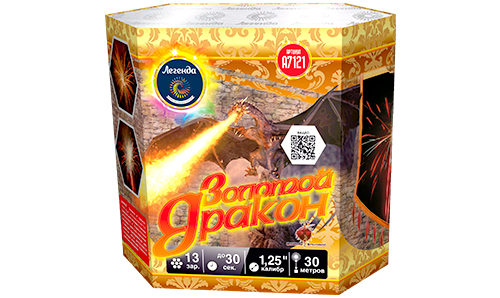  Батарея салютов Золотой дракон  в Нарткале